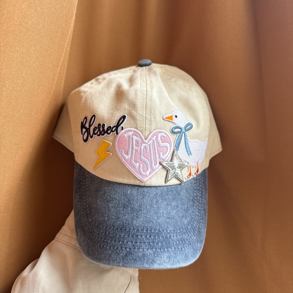 Two-Tone Patch Baseball Cap